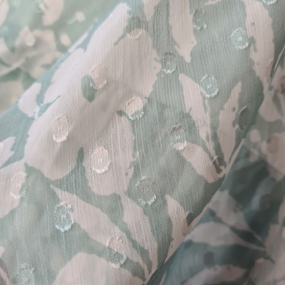 Ally Size 8 Floral Pastel Green & White Playsuit - Picture 9 of 11